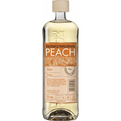 Koskenkorva Peach 1 l (holá láhev) – Zboží Mobilmania