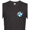 Pánské Tričko Bezvatriko cz pánské triko BMW Canvas pánské tričko s krátkým rukávem 1577 černá