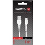 Swissten 71505531 datový kabel USB / USB-C 1m bílý – Hledejceny.cz