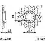 JT Sprockets JTF 522-15 | Zboží Auto