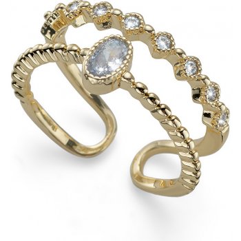Oliver Weber pozlacený prsten Tiana 41213G M