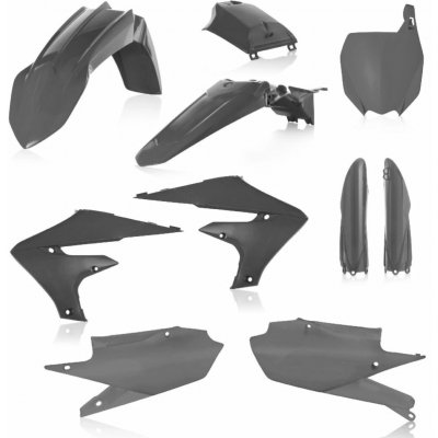 Acerbis Sada plastů pro Yamaha Yzf250 19-23 Yzf450 18-22 šedá – Sleviste.cz