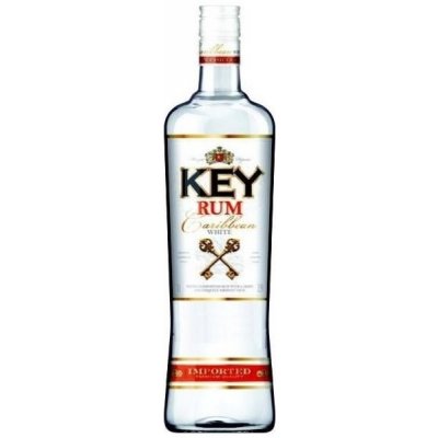 Key Rum White 37,5% 1l (holá láhev)