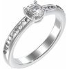 Prsteny Guess ocelový prsten se zirkony JUBR03176JWRH