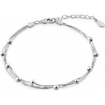 AGAIN Jewelry Trojitý stříbrný náramek pro ženy Hádek AJNR0023 – Hledejceny.cz