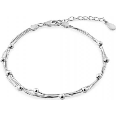 AGAIN Jewelry Trojitý stříbrný náramek pro ženy Hádek AJNR0023 – Hledejceny.cz