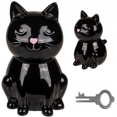 Keramická pokladnička Kočka 15 cm Veselé koťátko – Hledejceny.cz