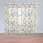Záclony Paví peříčka: 2 ks - 150x250 cm - Sablio – Hledejceny.cz