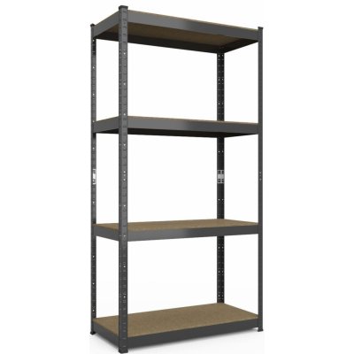 Tvujregal Regál Economy 150 x 70 x 30 4 police černý – Zboží Dáma