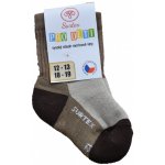 Surtex dětské merino ponožky volný lem Růžová – Sleviste.cz