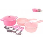 Mikro Trading Sada nádobí růžová 18 m+ 9 ks – Zboží Dáma