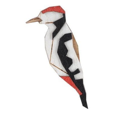 BeWooden brož Woodpecker ze dřeva – Zboží Dáma