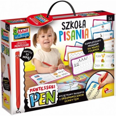 Lisciani Výukový set Montessori Pen Škola psaní s 18 tablety – Hledejceny.cz