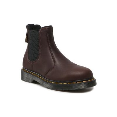 Dr. Martens kotníková obuv s elastickým prvkem 2976 27821201 bordeaux – Zboží Mobilmania