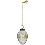 MADAM STOLTZ Velikonoční dekorace Egg Flowers, čirá barva, sklo – Zboží Dáma