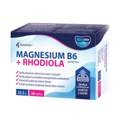 Noventis Magnesium B6 Rhodiola 30 tablet – Hledejceny.cz