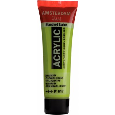 Amsterdam Standard Akrylová barva Yellowish Green 617 120 ml – Hledejceny.cz