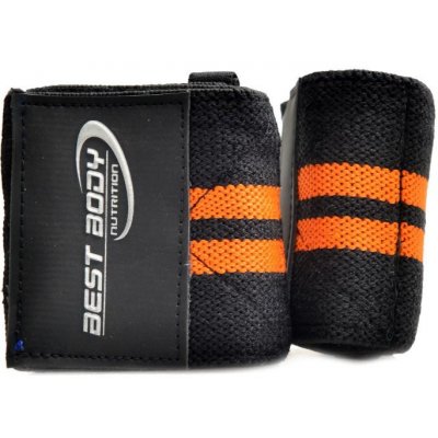 Best Body nutrition Bandáže zápěstí Wrist wrap černo oranžové – Hledejceny.cz