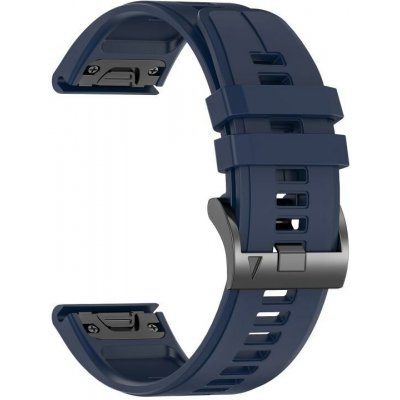 VSECHNONAMOBIL 128344 SILICONE Výměnný řemínek QuickFit pro Garmin - šířka 22mm tmavomodrý – Zboží Živě