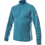 SENSOR MERINO UPPER mikina celozip mint blue – Zboží Dáma