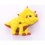 Pro Háčkování Knoflík exclusive Dinosaurus žlutý – Zboží Dáma
