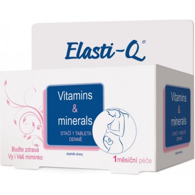 Elasti-Q Vitamins and Minerals s post.uvolňov 30 tablet