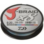 Daiwa Šňůra J-Braid X8Multicolor 300m 0,10mm 6kg – Zboží Mobilmania