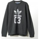 adidas 3FOIL CREW šedá