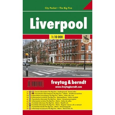 Liverpool 1:10000 kapesní lamino – Zboží Mobilmania