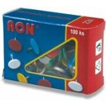 RON - barevné napínáčky - průměr hlavy 10 mm, 100 ks – Sleviste.cz