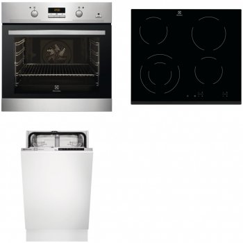 Set Electrolux EOA3454AOX + EHF6241FOK + ESL4581RO