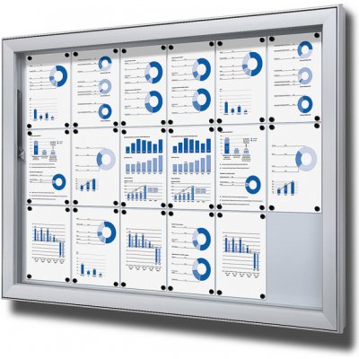 Jansen Display venkovní vitrína typu L 18 x A4 – Zboží Živě