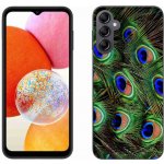 Pouzdro mmCase Gelové Samsung Galaxy A14 4G/5G - paví peří – Hledejceny.cz