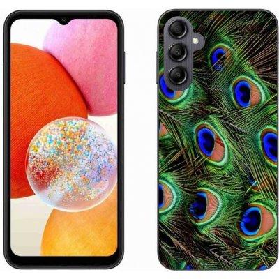 Pouzdro mmCase Gelové Samsung Galaxy A14 4G/5G - paví peří – Hledejceny.cz