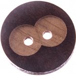 Knoflík 20mm dřevěný hnědý – Hledejceny.cz