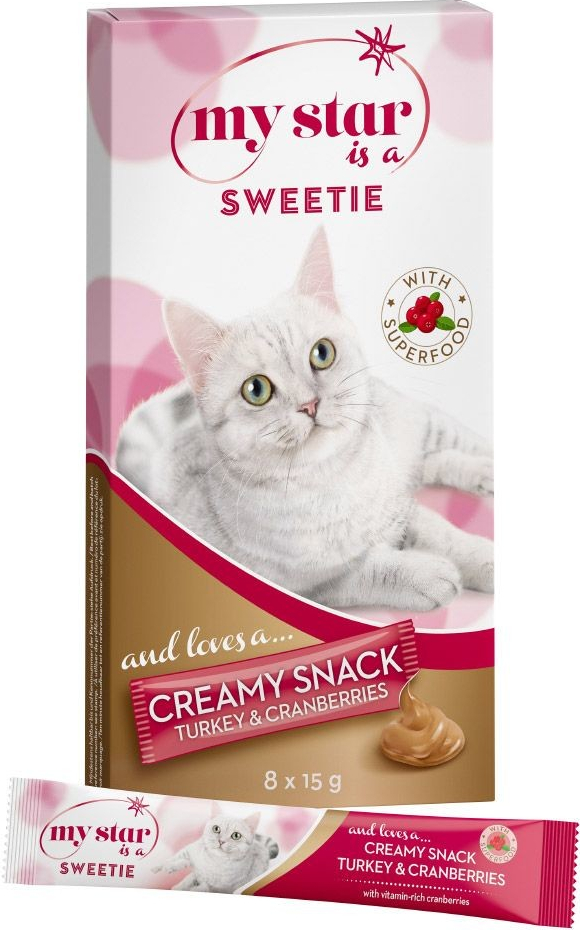 My Star is a Sweetie Krocan s brusinkami Creamy Snack Superfood 48 x 15 g