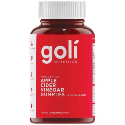 Goli Nutrition Jablečný ocet 60 gummies – Hledejceny.cz