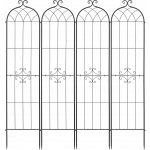 Kovová pergola Vevor s mřížkou, 220 cm – Hledejceny.cz
