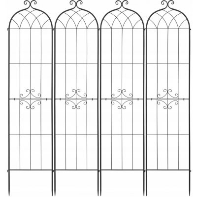 Kovová pergola Vevor s mřížkou, 220 cm – Hledejceny.cz