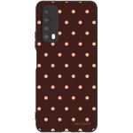 Picasee silikonový černý obal pro Huawei P Smart 2021 Peach Dots & Chocolate – Hledejceny.cz
