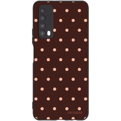 Picasee silikonový černý obal pro Huawei P Smart 2021 Peach Dots & Chocolate – Hledejceny.cz