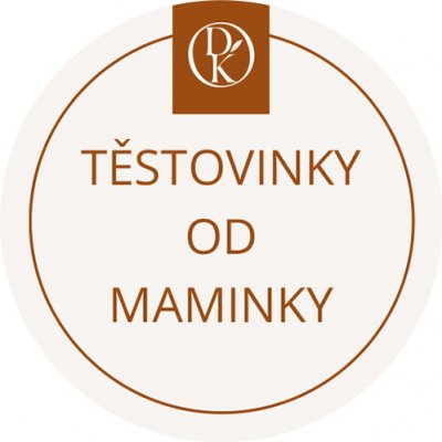 Davídkovo koření Etiketa Těstovinky od maminky béžová průměr 4,5 cm 1 ks – Hledejceny.cz
