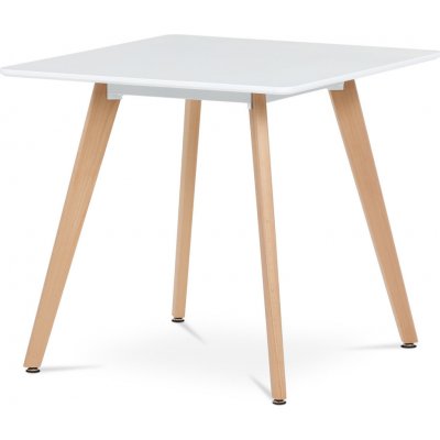 Vikio AJS105B Jídelní stůl 80 x 80 bílý – Zbozi.Blesk.cz
