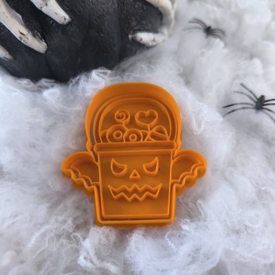 Halloweenský kyblík | Strašidelná vykrajovátka na Halloween a čarodějnice | Strašidelné vykrajovátko – Hledejceny.cz