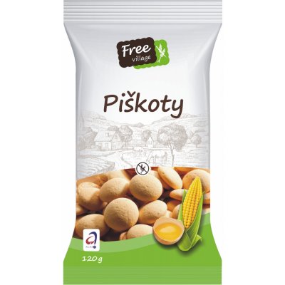 Free village Piškoty bezlepkové 120 g