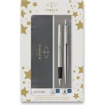 Parker Jotter Stainless Steel CT sada plnicí pero a kuličková tužka 1501/1563258 – Zboží Živě