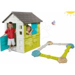 Smoby set domeček Pretty Blue se zasouvací okenicí a vodní dráha Mountain Lake s jeskyní 310064-15 – Zboží Mobilmania