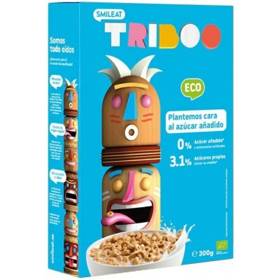 Smileat BIO cereální kroužky bez přidaného cukru 300 g – Zboží Dáma