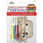 ARGUS Kreativní tvoření vybarvi si magnetku auto 19260007 – Zboží Mobilmania