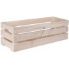 Úložný box ČistéDřevo Dřevěná bedýnka 60 x 22 x 20 cm